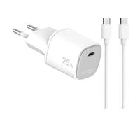 Cargador de pared Celly UPTC1USBC25WCTC GaN 25W USB-C