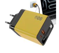 Cargador de Pared con Cable Retráctil para Teléfonos Móviles Bloque de