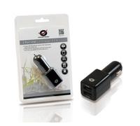 Cargador de Coche USB Conceptronic 2 Puertos 4,2 A Negro