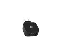 Cargador 4x USB 25W (Negro) - CONCEPTRONIC