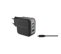 Cargador de pared conceptronic althea17b 67w 2x usb tipo c 1x usb tipo a