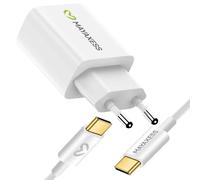 Cargador de pared de 20W Cable USBC de 1m para Galaxy S25/S25 Ultra/S25 Plus/S25