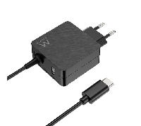 CARGADOR DE PARED EWENT EW3979 USB-C CON DP 45W + PUERTO USB-A