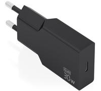Cargador de pared gan aisens a110-1004/ 1xusb tipo-c/ 30w/ negro