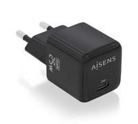 CARGADOR AISENS GAN 25W 1XUSB-C PD3.0 QC4.0 NEGRO