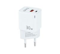 CARGADOR DE PARED TOOQ GAN USB-C PD USB-A QC 30W