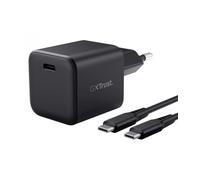 Cargador de pared gan trust gaming gxt 1258 switch 2/ 1xusb tipo-c/ incluye cable usb tipo-c/ 65w