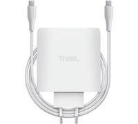 Cargador de Pared GaN Trust Maxo 100W/ 2xUSB Tipo-C/ Incluye Cable USB Tipo-C/ 100W