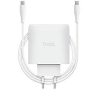 Cargador de Pared GaN Trust Maxo 65W/ 1xUSB Tipo-C/ Incluye Cable USB Tipo-C/ 65W