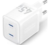 Cargador de Pared GaN Vention FEFW0-EU/ 2xUSB Tipo-C/ 45W