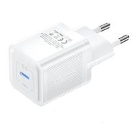 Cargador gan de pared vention fepw0-eu/ 1xusb tipo-c/ 20w