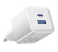 Cargador de Pared GaN Vention FEQW0-EU/ 1xUSB Tipo-C/ 1xUSB/ 30W