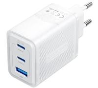 Cargador de Pared GaN Vention FERW0-EU/ 2xUSB Tipo-C/ 1xUSB/ 65W