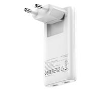 Cargador de pared gan verbatim fold 'n' go/ 2xusb tipo-c/ 65w