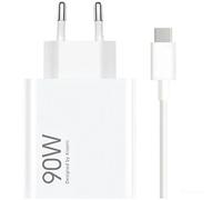 Cargador de Pared GaN Xiaomi 90W HyperCharge Combo (Type-A)/ 1xUSB + Cable USB Tipo-C/ 90W