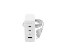 Cargador de pared Mophie GaN 120W USB-C PD Hub - 3x USB-C + 1x USB-A, Blanco (enchufe UE)