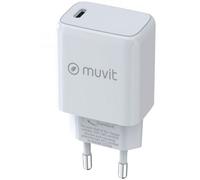 Cargador de Pared Muvit For Change MCACC0012/ 1xUSB Tipo-C/ 20W