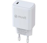 muvit for Change Cargador de Pared Tipo C PD 25W Blanco