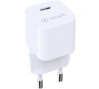 Cargador de pared muvit for change mcacc0047/ 1xusb tipo-c/ 30w