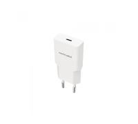 Cargador de pared nanocable 10.10.2021/ 1xusb tipo-c/ 20w/ blanco