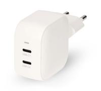 Cargador de pared Nedis WGCHA35WWT GaN USB-C 35 W 2 puertos compacto blanco