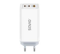 Cargador de Pared - SAVIO - LA-07 - 65W - Carga Rápida - Tecnología GAN