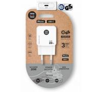 Cargador de Pared Tech One Tech GaN TEC2230 20W PD USB-C Blanco