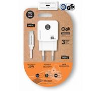 Cargador de Pared Tech One Tech TEC2221 GaN PD 20W USB-C Incluye Cable