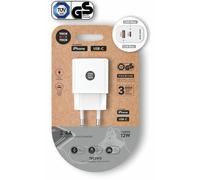 Cargador de pared tech one tech tec2412/ 1xusb tipo-c/ 1xusb/ 12w/ blanco