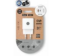 Cargador de Pared Tech One Tech TEC2412 1xUSB Tipo-C 1xUSB 12W Blanco
