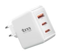 Cargador de Pared TM Electron 15 W 18 W 65 W 45 W 60 W USB-C x 2 USB-A - Marca: TM Electron - EAN: 8436585382668