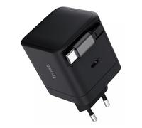 Cargador de pared trust maxo 65w/ 1xusb tipo-c/ incluye cable usb tipo-c retráctil/ 65w
