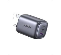 Cargador de Pared Ugreen Nexode Pro 65W 2xUSB-C 1xUSB-A con Cable USB-C Gris