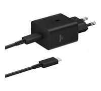Cargador de Pared ULTRA RÁPIDO 45W Tipo C, GaN con cable de 45W 1,8M Color Negro SAMSUNG EP-T4511XBEGEU