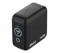 Verbatim Mini GaN Charger 140W con pantalla, 4 puertos USB-C Charger, Power Adapter 3× USB-C & 1× USB-A, cargador rápido múltiple para MacBook, portátil, iPad, iPhone 17, Samsung- EU, UK, Estados
