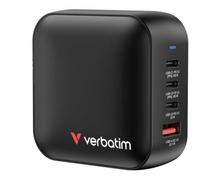 Cargador de Pared Universal GaN para Viaje Verbatim Mini GaN Wall Charger/ 3xUSB Tipo-C/ 1xUSB/ 100W