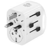 Cargador de Pared Universal Muvit For Change MCADP0006/ Toma de Corriente Universal/ 1xUSB Tipo-C/ 2xUSB/ 15W