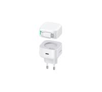 Cargador de pared USB-C GaN USAMS Power Delivery de 35 W, color blanco