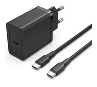 Cargador de pared vention fahbf-eu/ 1xusb tipo-c + 2x cable usb tipo-c/ 25w
