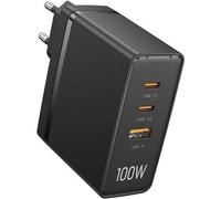 Cargador de Pared Vention FEGB0-EU/ 2xUSB Tipo-C/ 1xUSB/ 100W
