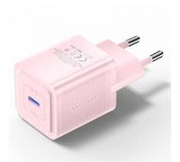 Cargador de Pared Vention FEPP0-EU GaN USB-C 20W Rosa, PPS PD 3.0 QC 3.0 Universal