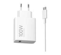 Cargador de pared xiaomi 100w charging combo (type-a)/ 1xusb + cable usb tipo-c/ 100w
