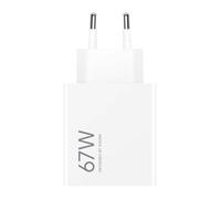 Cargador de pared xiaomi 67w hypercharge (type-a)/ 1xusb/ 67w