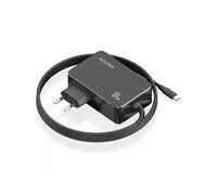 Cargador de Portátil GaN Aisens ASCH-1PD100WL50-BK USB Tipo-C/ 100W/ Automático/ Voltaje 5-20V