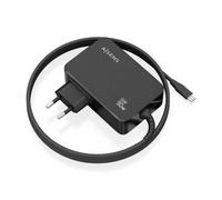 Cargador de Portátil GaN Aisens ASCH-1PD90WL034-BK/ 1xUSB Tipo-C + Cable 1.8m/ 90W/ Automático/ Voltaje 5-20V