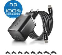 Cargador de Portátil GaN NGS BUD65W-H para HP/ 1xUSB Tipo-C/ 65W/ Automático/ 8 Conectores/ Voltaje 5-20V
