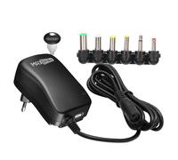 Cargador de Red 30W Tensión Ajustable 3-12V con USB y 6 Puntas Incluidas