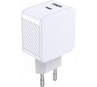 Cargador de red dual USB A C 32 W (12 20 W) Suministro de energía