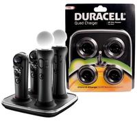 Cargador De Red Duracell Quad Docking Para PS3 PS VR Move Sub Controlador