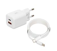 Cargador de red ibox c-42 gan pd33w, blanco